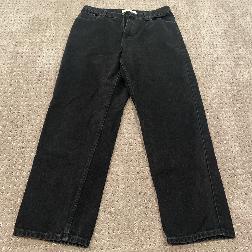 black wash jeans